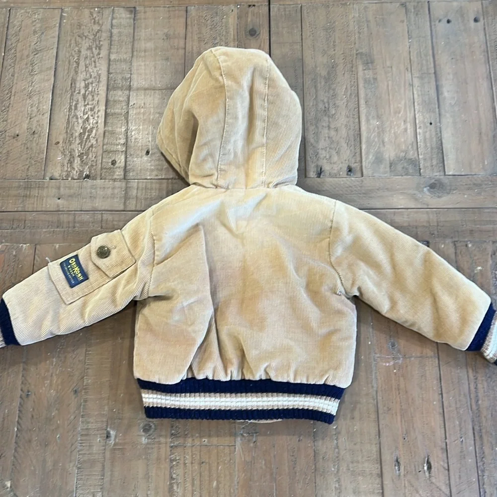 Oshkosh vintage Sherpa lined corduroy jacket